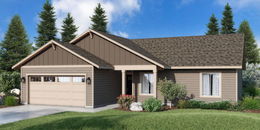 The Douglas - Build On Your Land Plan in Southern Oregon- Build On Your Own Land - Design Center, Central Point, OR 97502