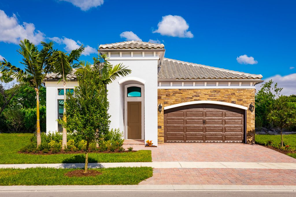 Sabal Plan in The Falls at Parkland Single Family Homes 55+, Pompano Beach, FL 33067