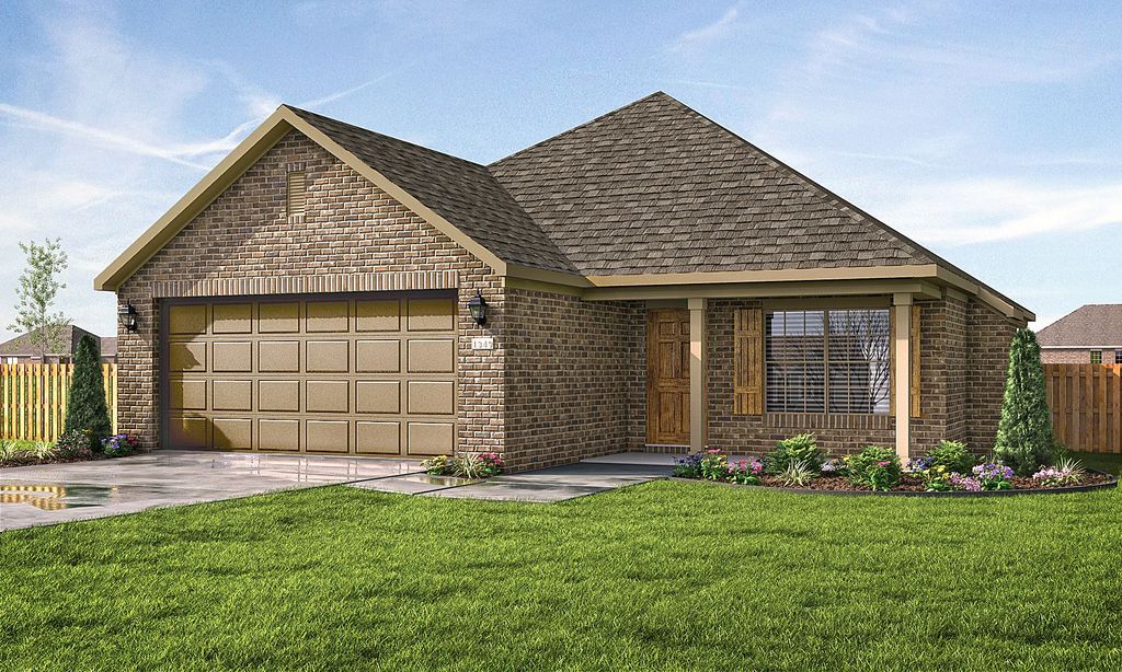 Cottage- 1463 Plan in Hunt Farms, Lowell, AR 72745
