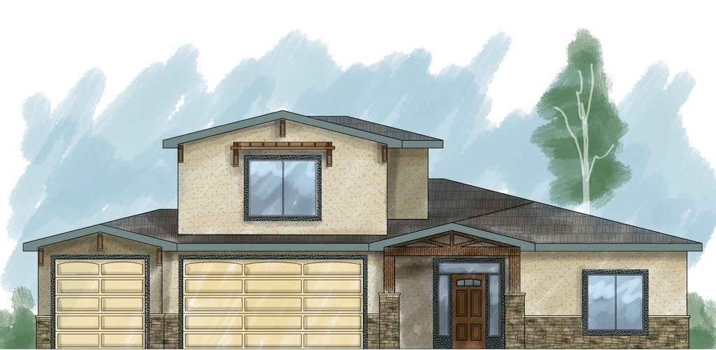 Cuarzo 3 Car Garage Plan in Crystal Brooke, Grand Junction, CO 81503