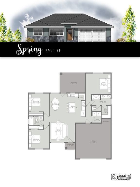 Spring Plan in Waterfall Canyon, Montrose, CO 81403
