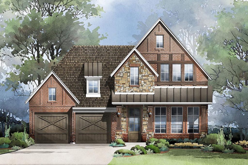 Grand Whitehall II Plan in Heritage Ridge Estates, Plano, TX 75094