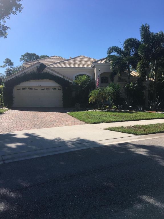 120 Bent Tree Dr, Palm Beach Gardens, FL 4 Bed, 3 Bath SingleFamily