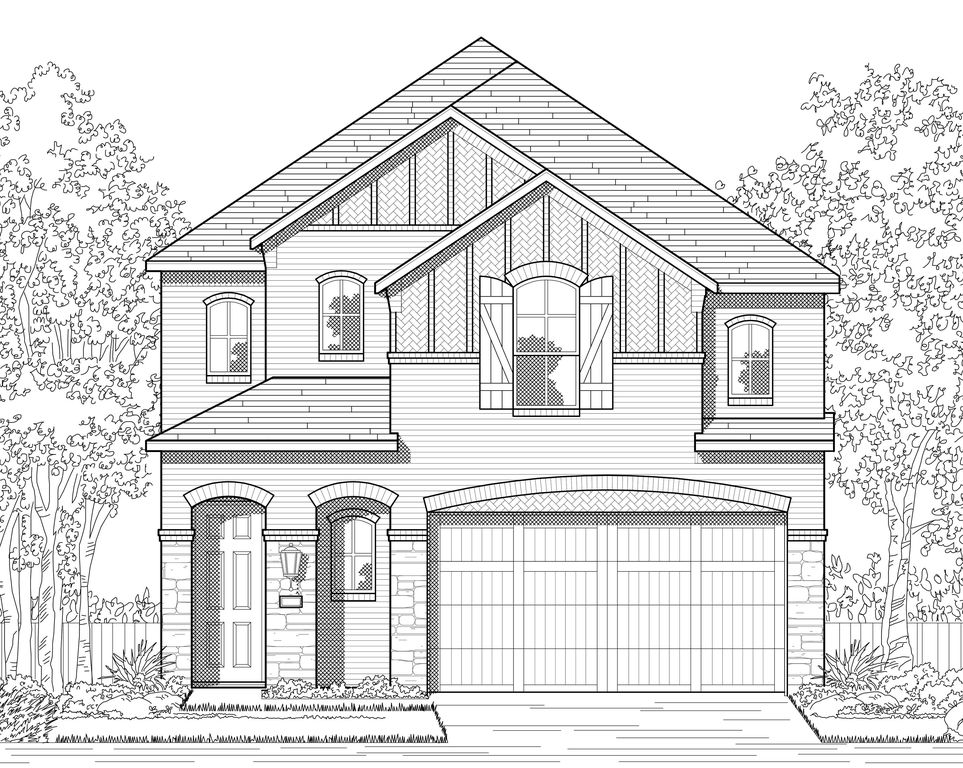 Plan Easton in Bel Air Village: 40ft. lots, Sherman, TX 75090