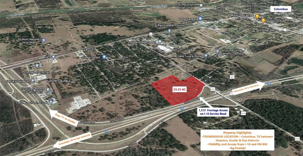 Nwc I 10/fm #806, Columbus, TX 78934