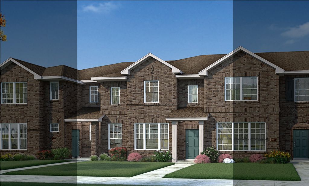 Crockett Plan in Cloverleaf Crossing Townhomes, Mesquite, TX 75150