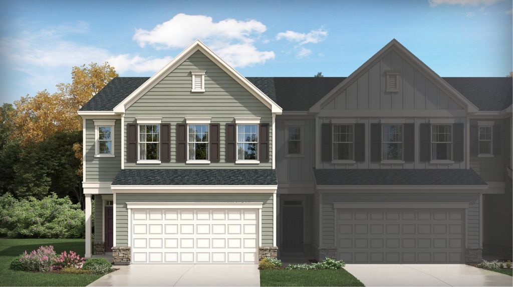 Owen - Porch End Plan in Trace at Olde Towne : Designer Collection, Raleigh, NC 27610