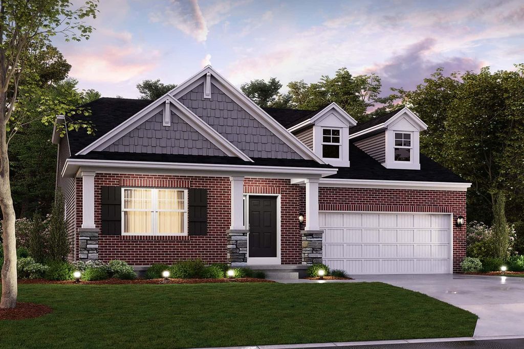 Carmichael Slab Plan in Riley Meadows, Greenwood, IN 46143