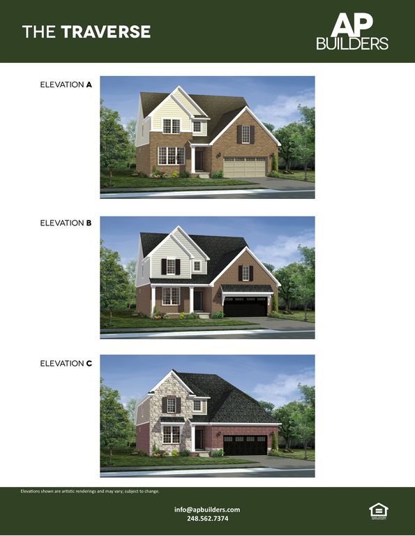 Brookfield Village - Traverse Plan in Brookfield Village, West Bloomfield, MI 48324