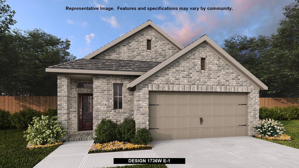 1736W Plan in The Groves 40', Humble, TX 77346