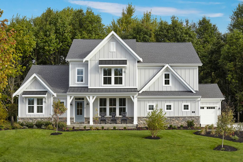 Leland Plan in Hampton Walk, McCordsville, IN 46055