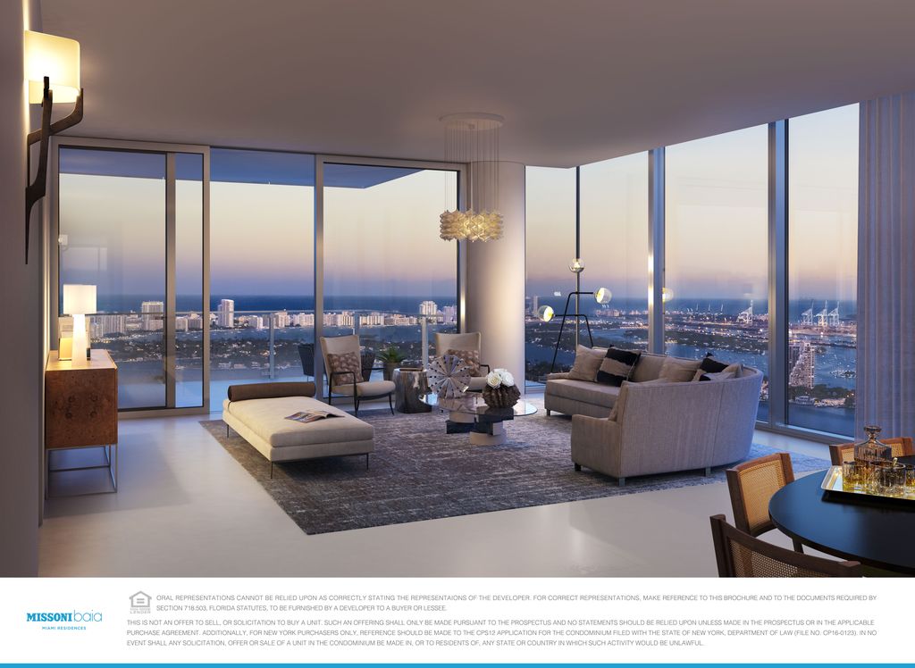 Tower Residence S Plan in Missoni Baia, Miami, FL 33137