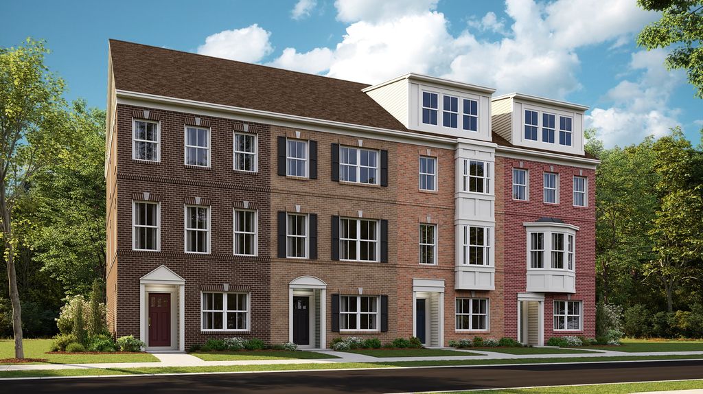 Valencia Rear Load Garage St. Charles St. Charles Townhomes White