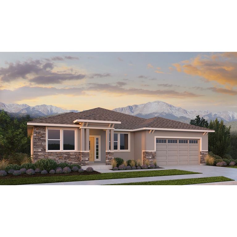 The Mont Blanc Plan in Westcreek at Wolf Ranch, Colorado Springs, CO 80924