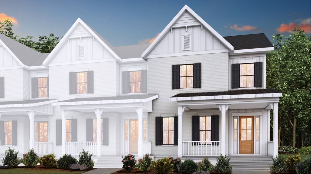 Farmhouse Unit 2 Plan in Clift Farm : Homeplace Townhomes, Madison, AL 35757
