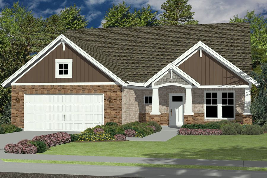 Walnut Craftsman Plan in Westridge Commons, Evansville, IN 47712