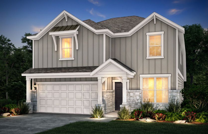 Hamilton Plan in Hidden Oak, Georgetown, TX 78626