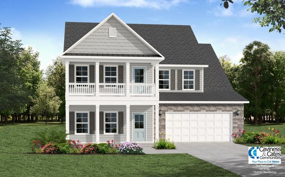 Roanoke Plan in Berklee Estates, Wake Forest, NC 27587