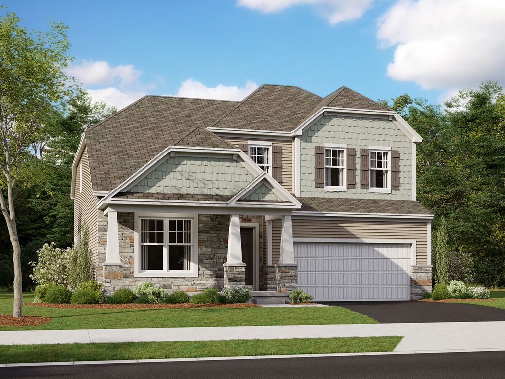 Worthington Plan in Homes at Foxfire, Commercial Pt, OH 43116