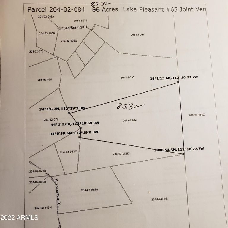 Lake Pleasant Columbia Rd 65, Morristown, AZ 85342 MLS 6434374 Trulia