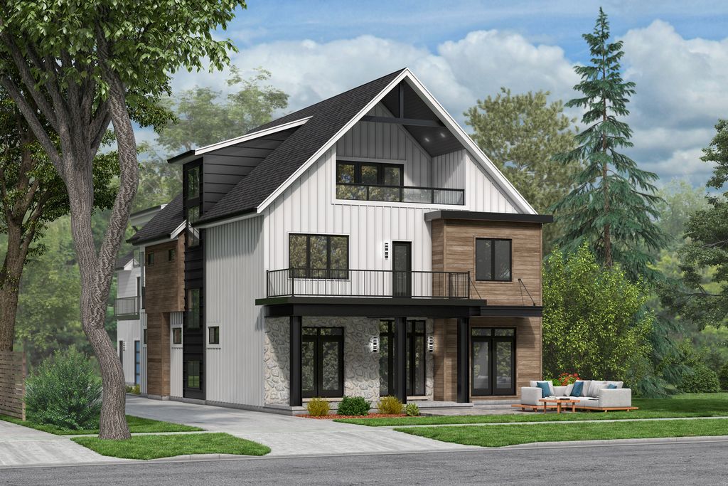The Addison IV Plan in DJK Custom Homes of Downtown Naperville, Naperville, IL 60540