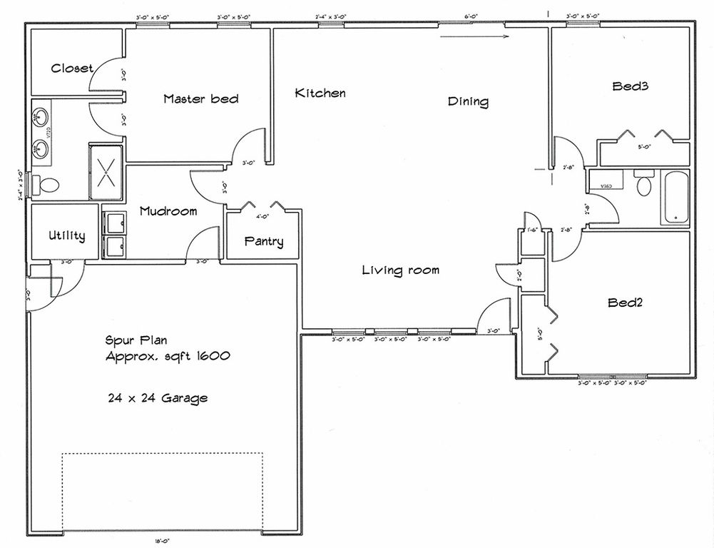 Spur Plan in Saratoga Inn Overlook Subdivision, Saratoga, WY 82331