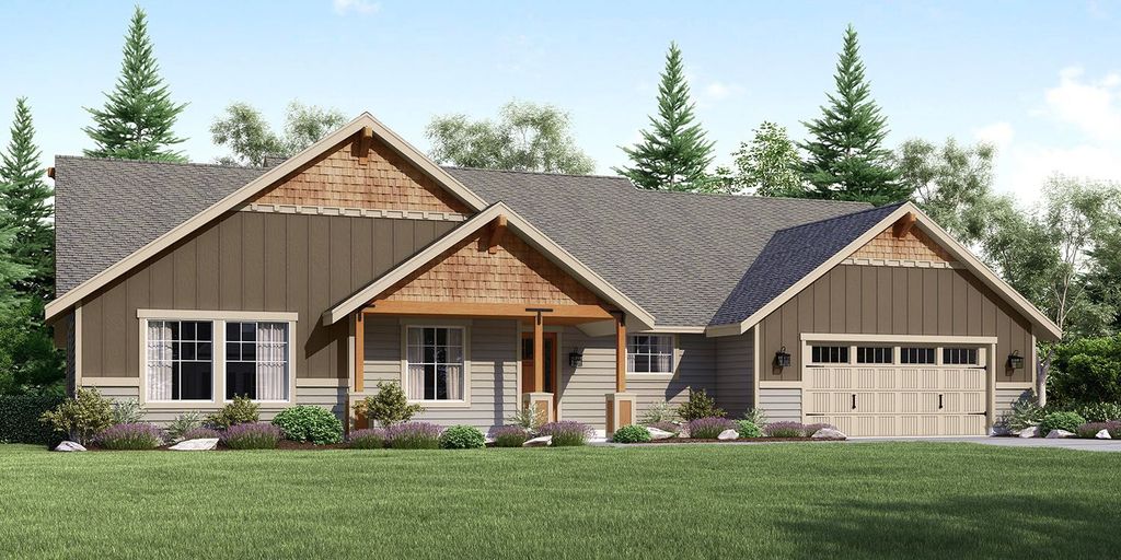 The Madison - Build On Your Land Plan in Oregon Coast Design Center, Lincoln City, OR 97367