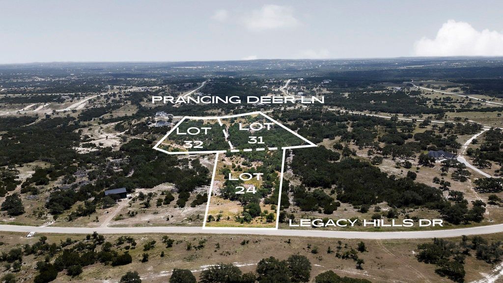 Lots 24 31 32 Prancing Deer Ln, Johnson City, TX 78636