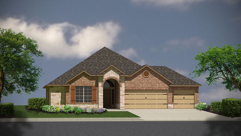 The Sierra Plan in Cedarbrook Ridge Estates, Harker Heights, TX 76548