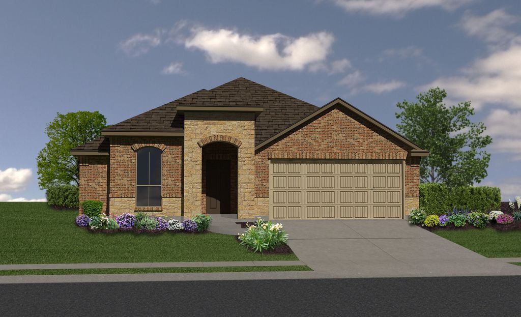 Everett Plan in Grove at Bull Creek, Taylor, TX 76574