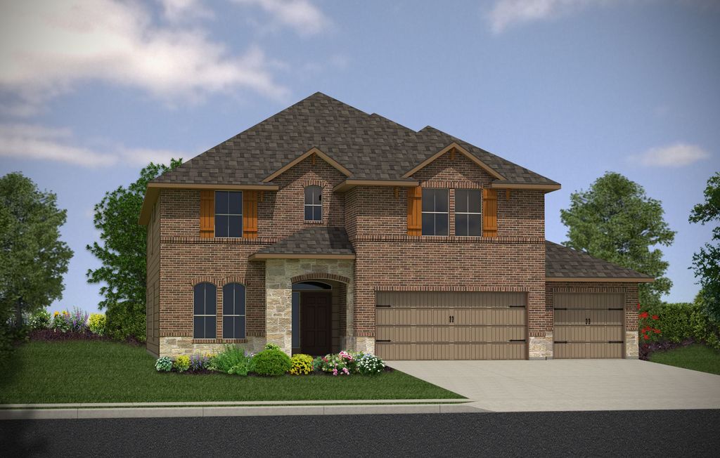 The Valencia Plan in Cedarbrook Ridge Estates, Harker Heights, TX 76548