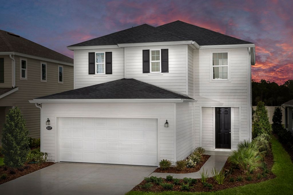The Savannah Modeled Plan in Meadows at Oakleaf, Jacksonville, FL 32222