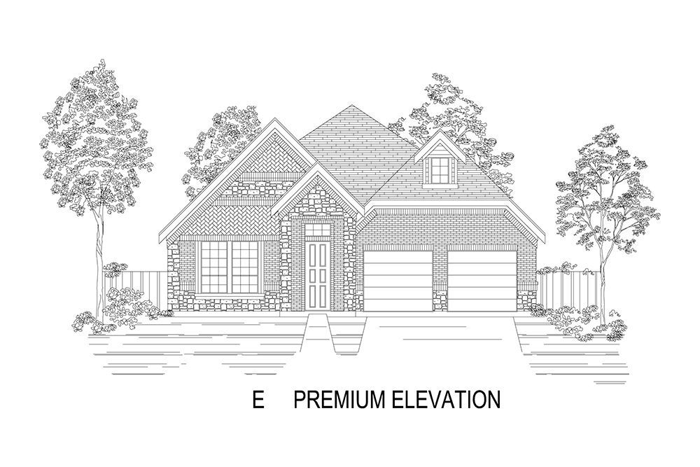 Inwood 2F Plan in High Country, Burleson, TX 76028
