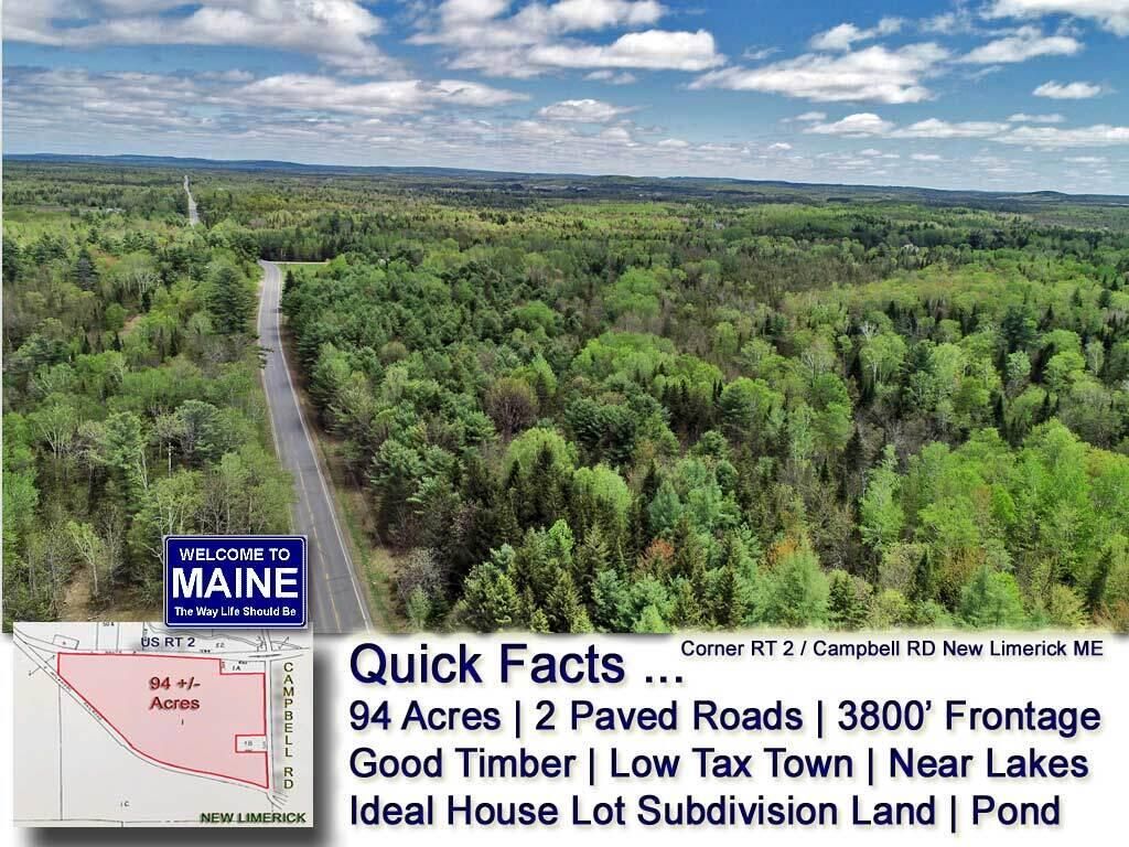 Lot 1 US RT 2 / Campbell Road, New Limerick, ME 04761 Trulia