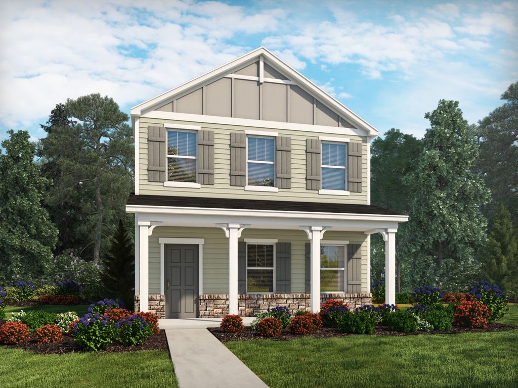 Lockwood II Plan in Amberley - The Promenade Series, Belmont, NC 28012