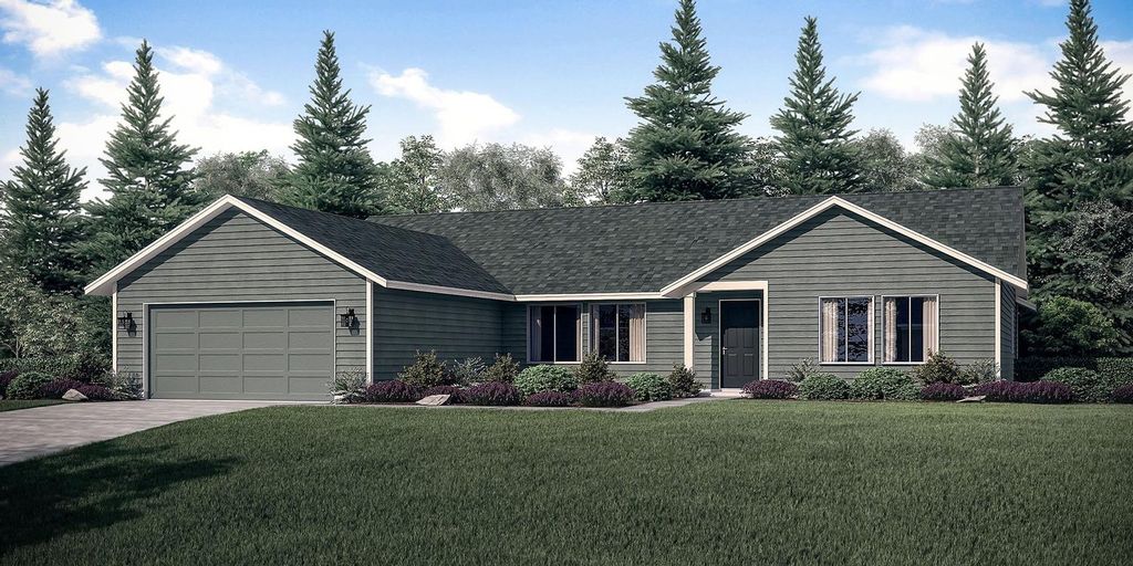 The Lewisville - Build On Your Land Plan in Oregon Coast Design Center, Lincoln City, OR 97367