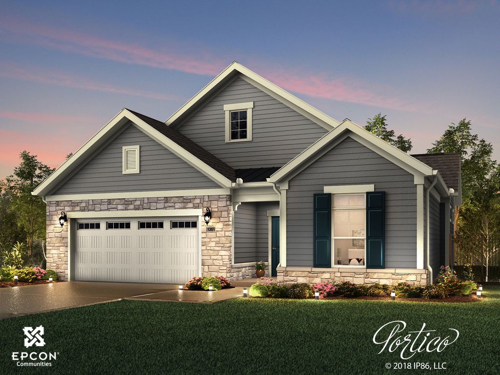 Portico Plan in The Villas at Canterwood Farms, Concord Township, OH 44060