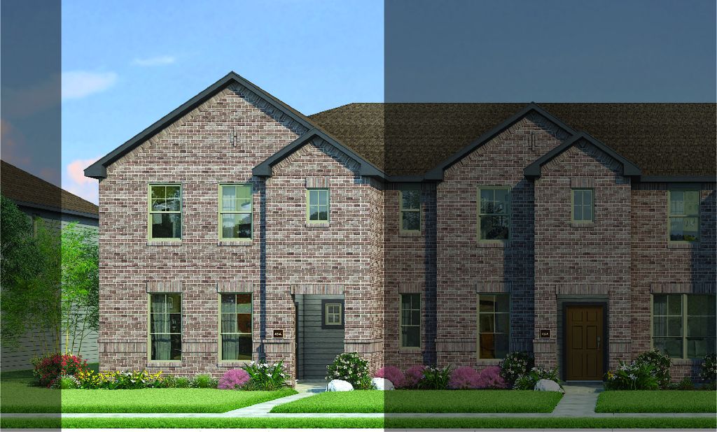 Bowie 4B1 Plan in Seven Oaks Townhomes, Tomball, TX 77375