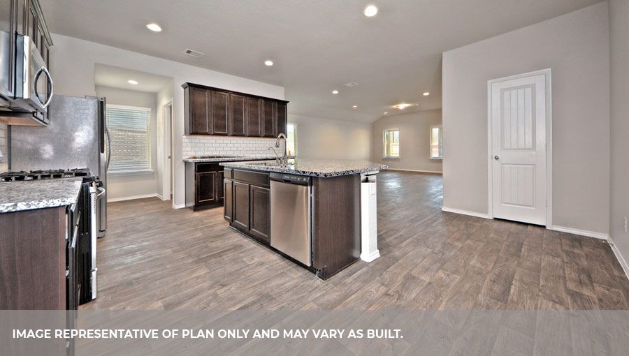 Kingston Plan in Caldwell Ranch, Rosharon, TX 77583 4 Bed, 2 Bath
