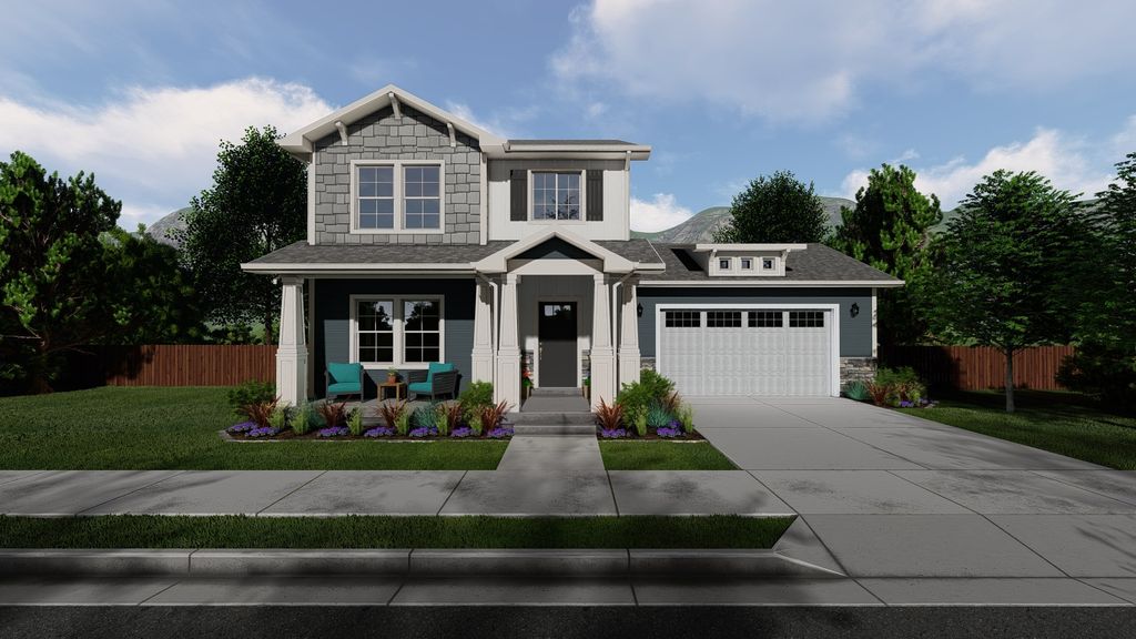 Leighton Plan in Build on Your Lot - South Cache | OLO Builders, Logan, UT 84321