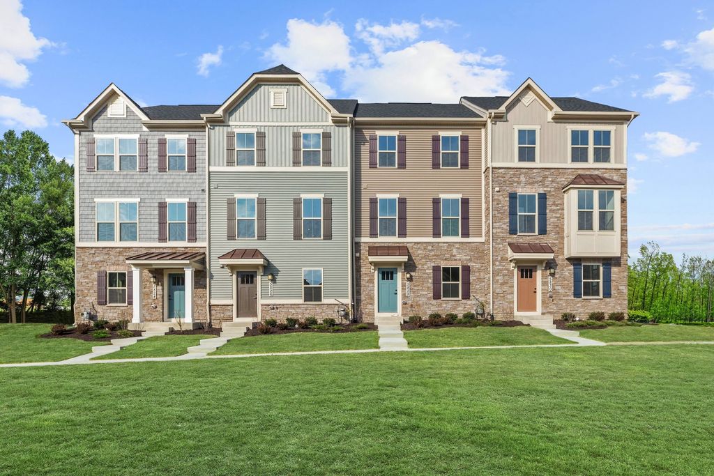 Mozart Rear Garage Plan in Lake Linganore Oakdale Townhomes, New Market, MD 21774