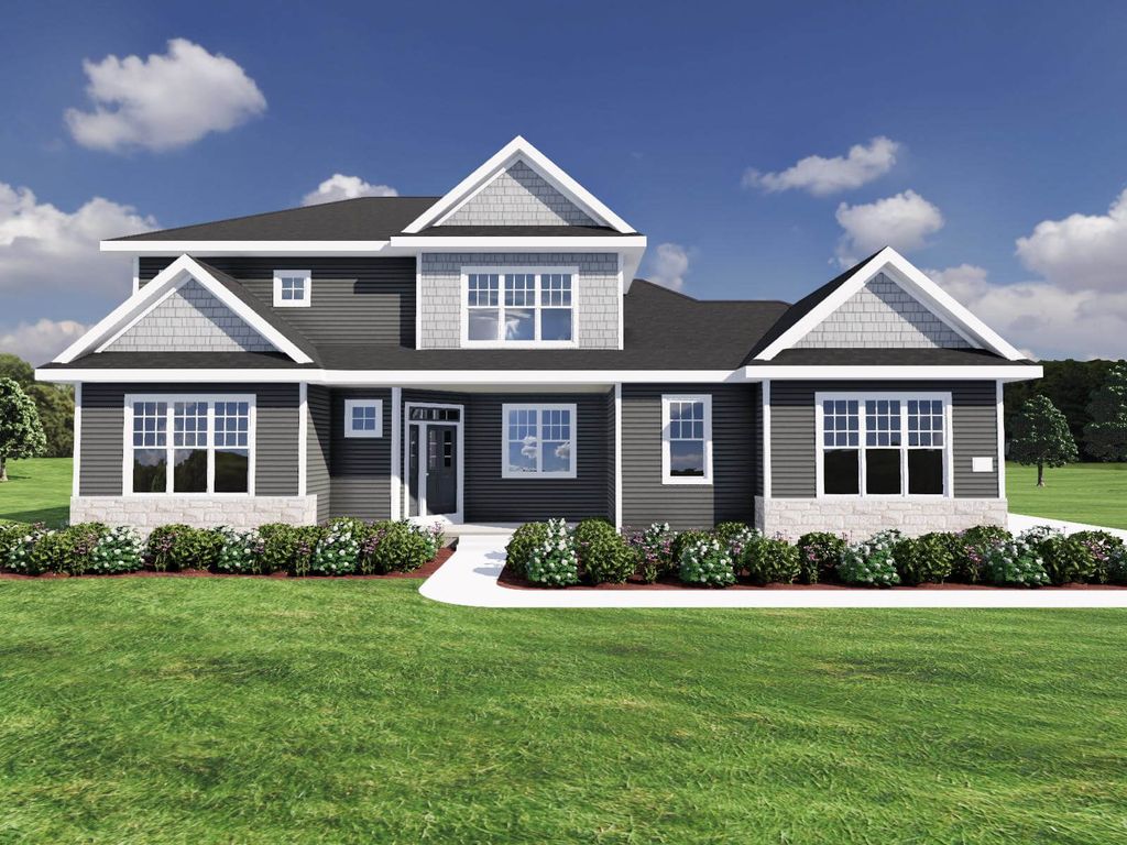 The Bryant II 3 Car Plan in Eagle Trace, Verona, WI 53593