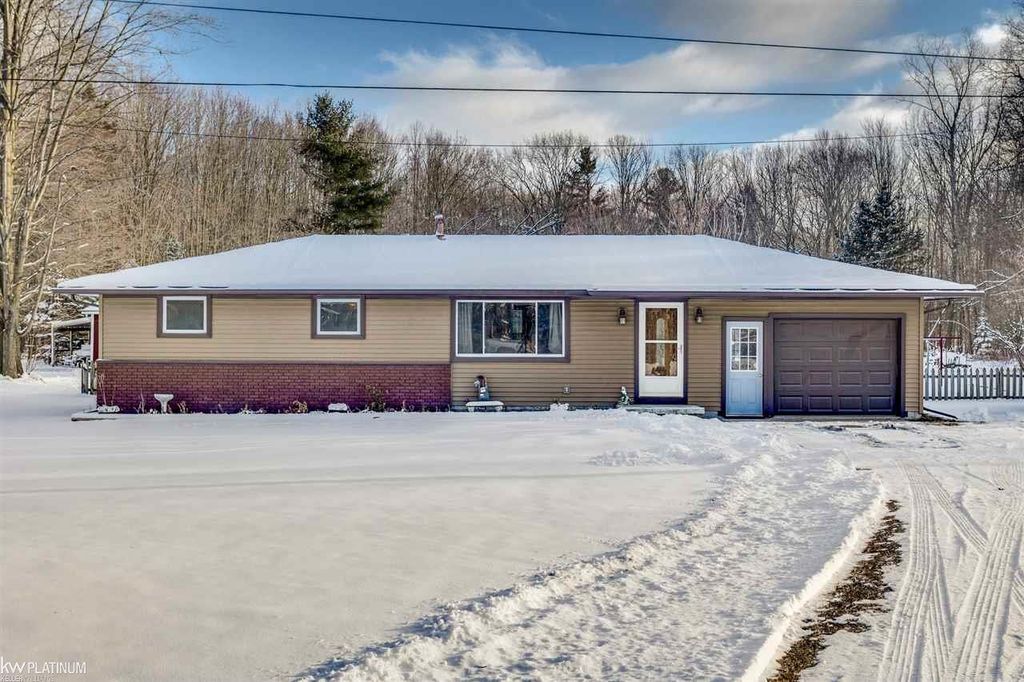 6955 Phillips Rd, North Street, MI 48049 3 Bed, 1 Bath SingleFamily