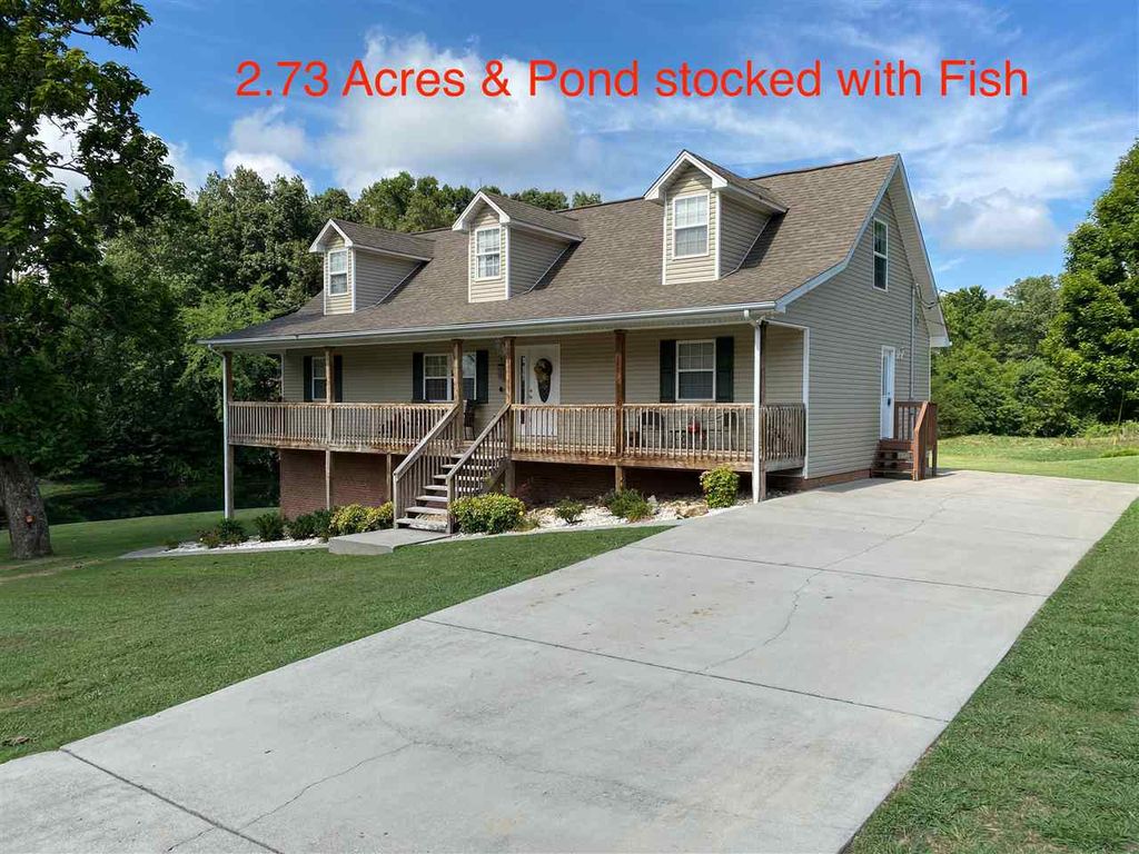 1342 Slop Creek Rd, Russellville, TN 4 Bed, 3 Bath SingleFamily Home