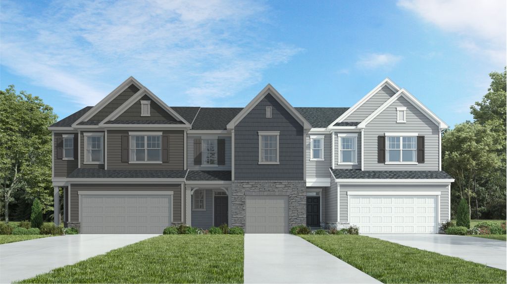 Coleman - Garage End Plan in Trace at Olde Towne : Designer Collection, Raleigh, NC 27610