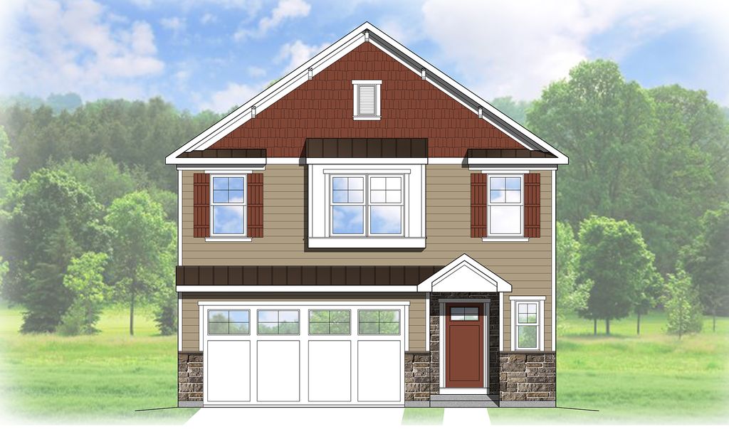 Breton B Plan in The Fields at Willow Brook, Northampton, PA 18067