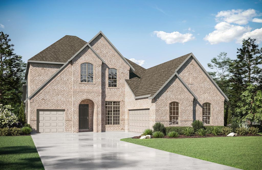 Deerfield J Plan in Union Park, Aubrey, TX 76227 4 Bed, 3 Bath Single