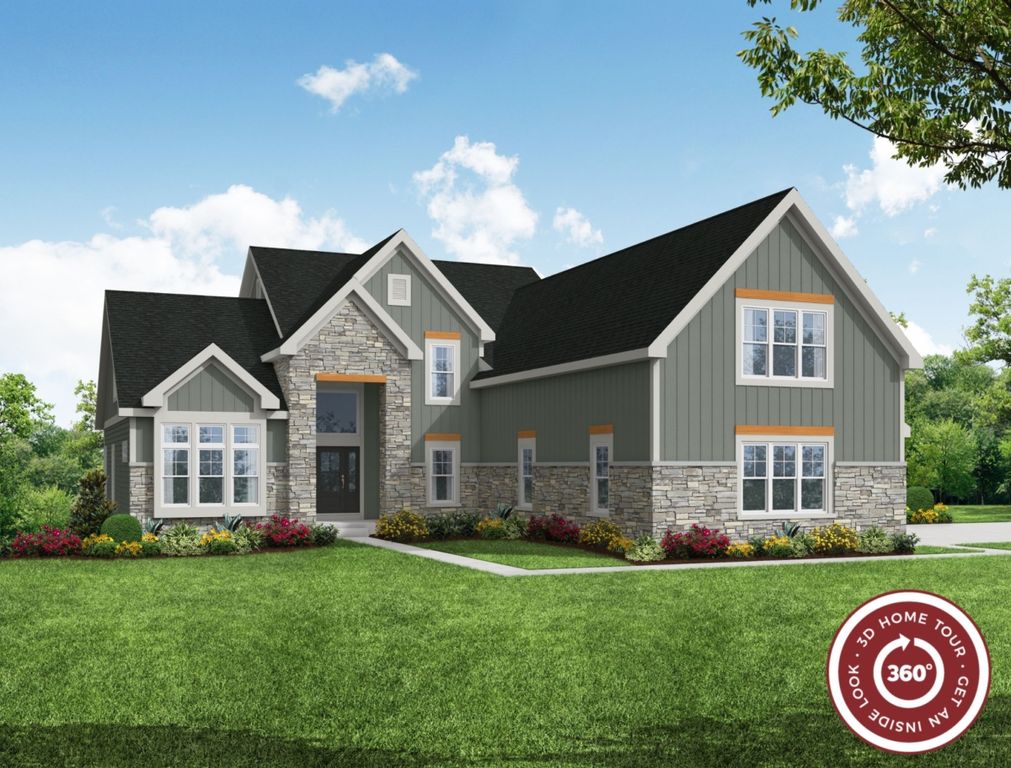 Brookside Homestead Plan in Swan View Farms, Pewaukee, WI 53072