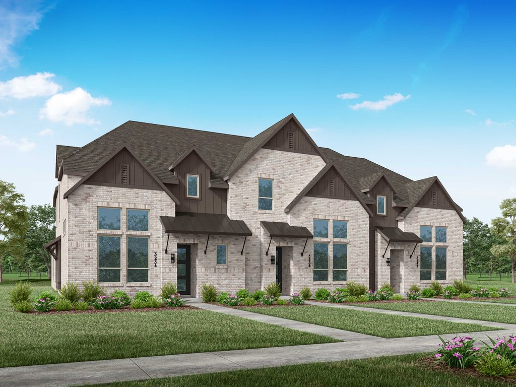 Plan Bolton Woodforest Townhomes Townhomes The Villas Montgomery