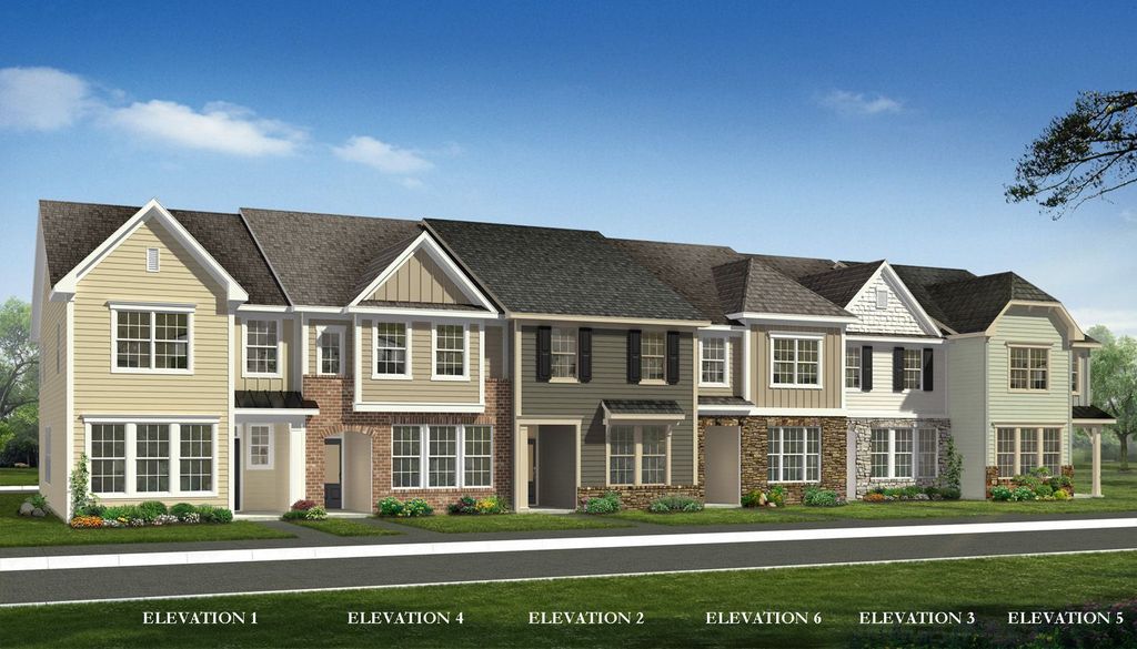 Winchester Plan in Wendell Falls Townhomes, Wendell, NC 27591